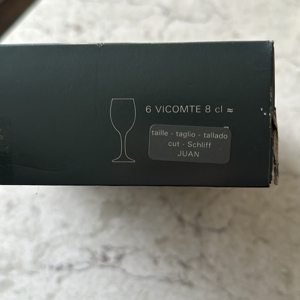 Crystal Wine Glasses, 4 oz - Picture 3 of 4